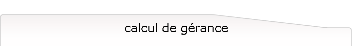 calcul de grance