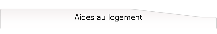 Aides au logement